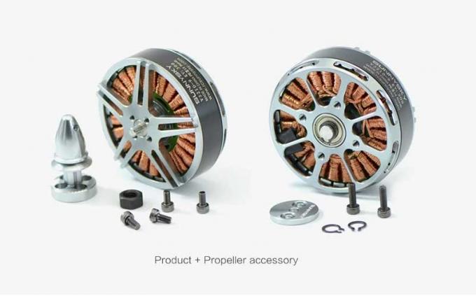 Luftgeschwindigkeitsmotor für Schwerlastdrohnen 300KV Hochleistungsbrustloser Motor 5