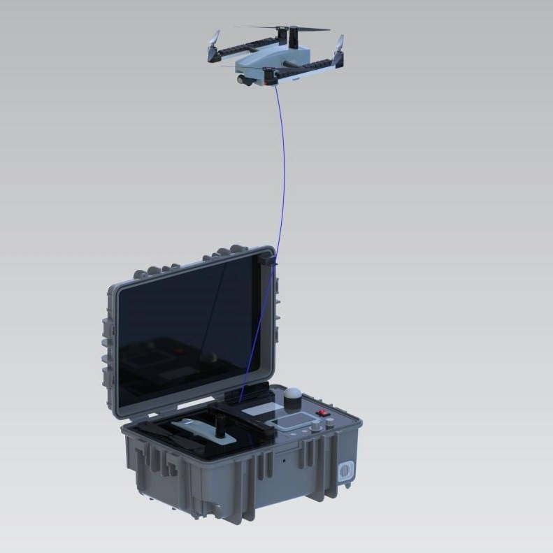 Beleuchtung MYUAV Drohne durch Tether Kabel Stromversorgung kontinuierlich 24 Stunden für Notbeleuchtung 2