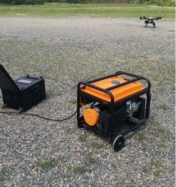 Aktuelle Unternehmensnachrichten über MYUAV 30kg Bindungsschaltanlage UAV Kommunikationssystem nimmt an einer Kommunikationsunterstützung Übung teil
