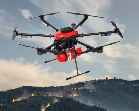 Aktuelle Unternehmensnachrichten über Drohnen-gestützter Feuerlöschbehälter verbessert die Rettungseffizienz