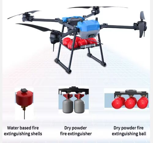 Aktuelle Unternehmensnachrichten über MYUAV-Tethered Feuerlöschbombe: Geeignet für Wälder/Hochhäuser/verschiedene Szenarien, überwindet traditionelle Brandbekämpfungsschwierigkeiten