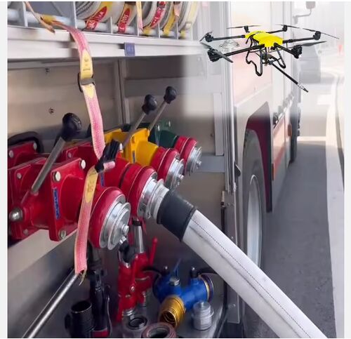Aktuelle Unternehmensnachrichten über Anpassung und Vorteile von Feuerschläuchen bei der Brandbekämpfung mit unbemannten Luftfahrzeugen