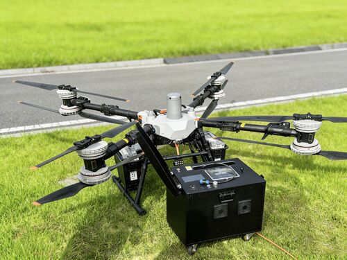 Aktuelle unternehmensnachrichten über 60 Meter über dem Boden! MYUAV FC100X Doppelgebundene Brandbekämpfungsdrohne wird getestet