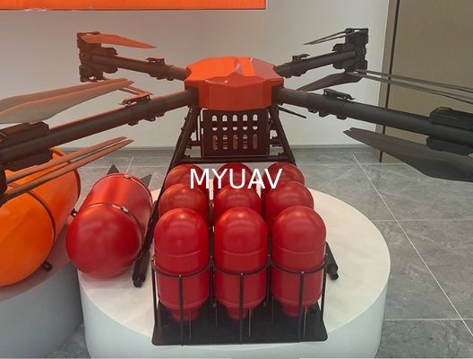 MYUAV-Befestigte Drohnenwasserbasierte Brandbombe (25KG) für Drohnennutzung Waldbrandrettung Feuerwehr